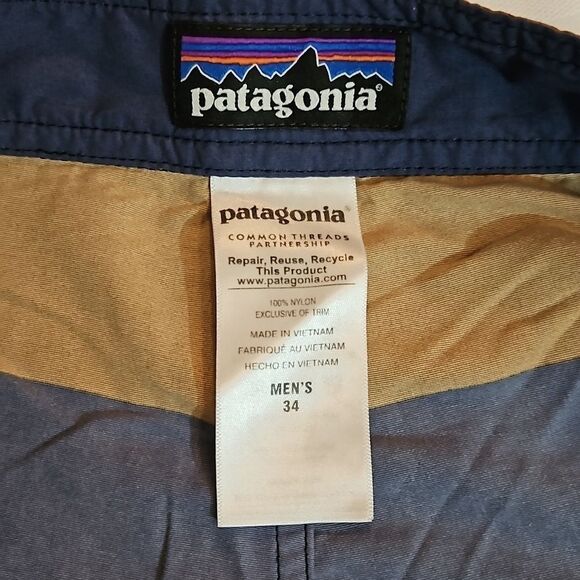 Patagonia Men's Swim Trunks size 34 - Picture 6 of 8